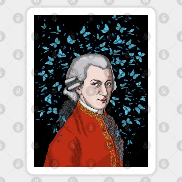 Mozart Magnet by HelenaCooper